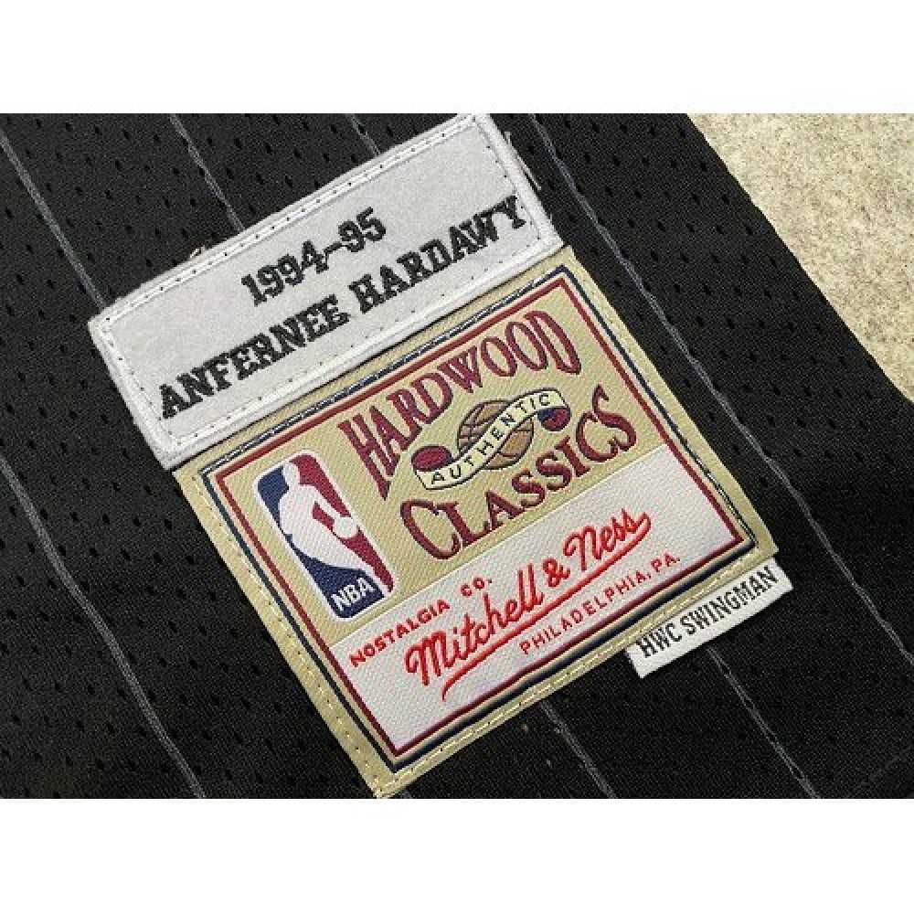 Men's Orlando Magic Anfernee Hardaway #1 Throwback Black 94-95 Hardwood Classics Jersey-Pro Kit Vault | Brand New 26/27 Sports Jerseys